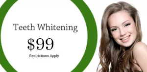 Teeth whitening $99 restrictions apply